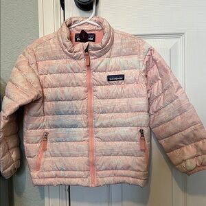 Patagonia Toddler Down Light Pink Quilted Jacket
